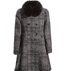 - NWT S Rothschild & CO Little Girl Princess Coat w/Removable Collar 5/6, …